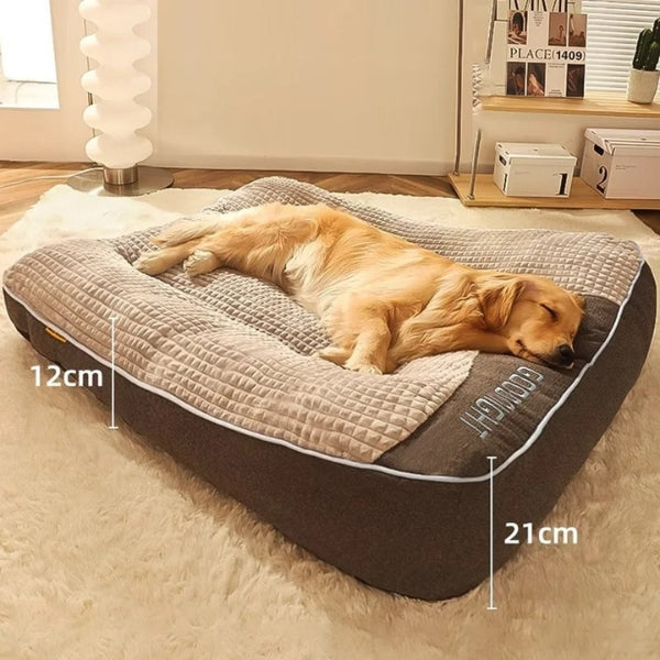 Avelena | XXL Orthopädische Hundematratze Bett mit abnehmbarem Bezug für große Hunde