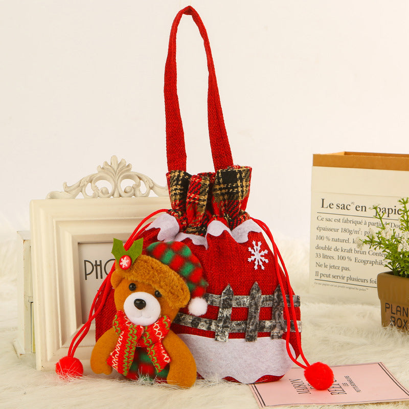 Avelena | Weihnachtsgeschenk Schneemann Puppe Tasche