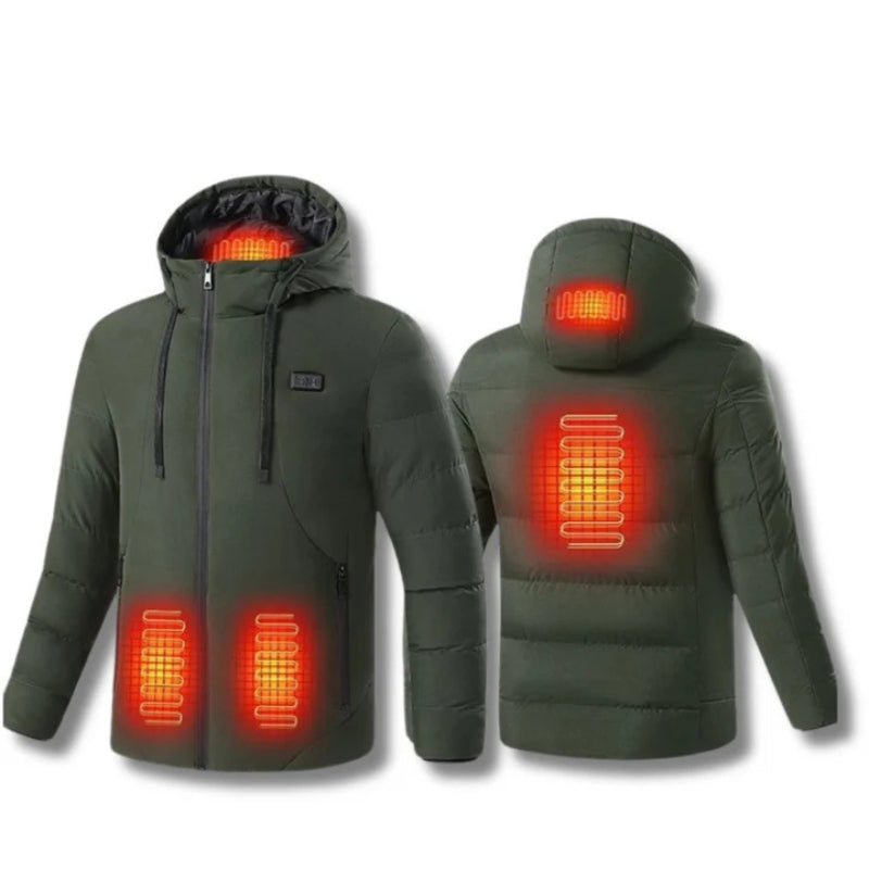 Avelena | Heated Puffer Jacket – Wiederaufladbare beheizte Jacken mit Batteriepack, bester beheizter Wintermantel für Männer & Frauen UK