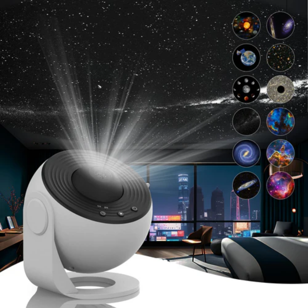 Avelena | StellarVista™ | 360° Planetarium-Galaxie-Projektor | Vollraumabdeckung für Heimkino und Kinderzimmer