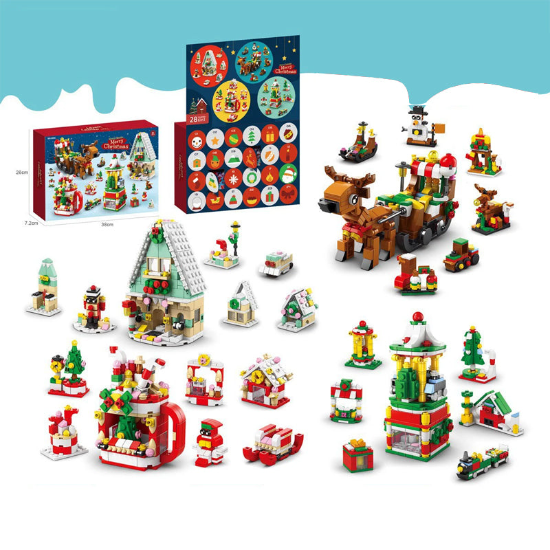 Avelena | Weihnachts-Adventskalender-Überraschungsbaustein-Set