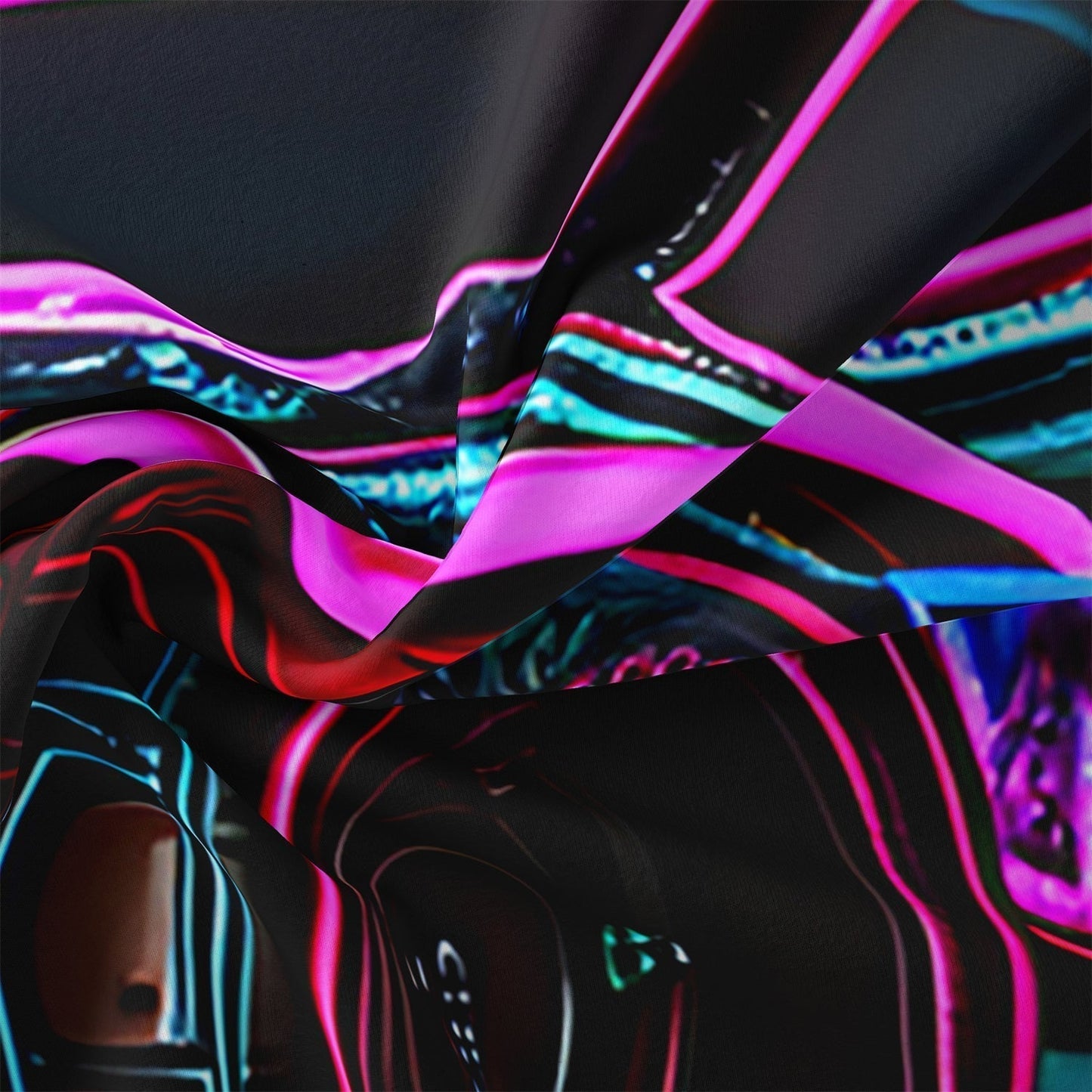 Avelena | TurboGlow - Neon-Rennauto-Bettwäsche-Set