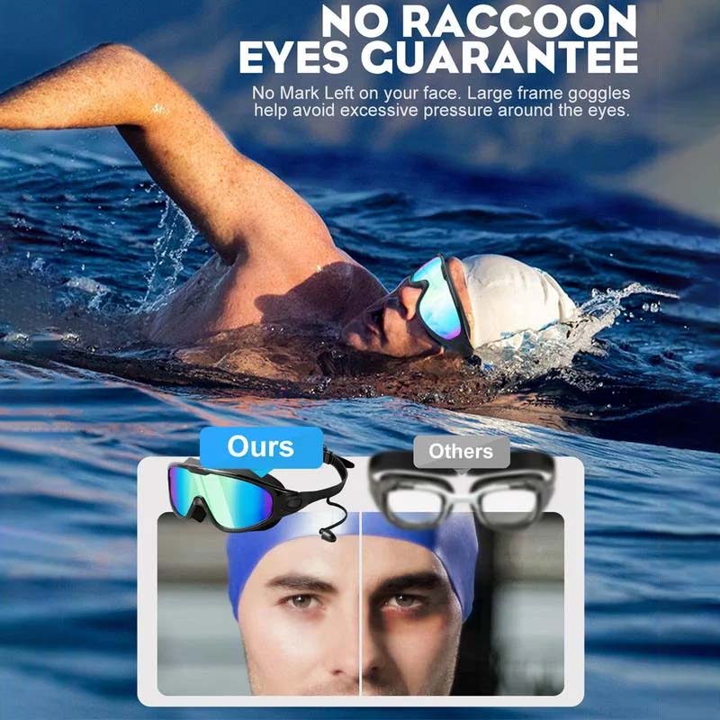 Avelena | Weitwinkel-Schwimmbrille mit Antibeschlag-Effekt