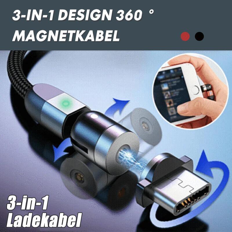 Avelena | 3-IN-1 DESIGN 360 ° Magnetkabel