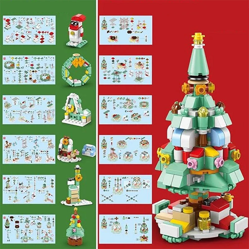 Avelena | Weihnachts-Adventskalender-Überraschungsbaustein-Set