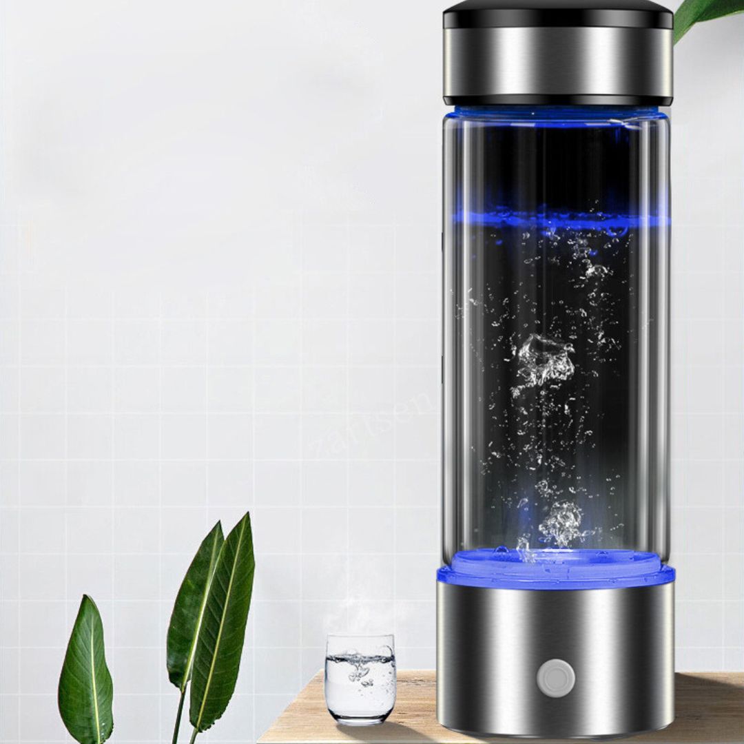 Avelena | Wiederaufladbare alkalische Wasserflasche - Mit Wasser angereichertes Wasserstoff