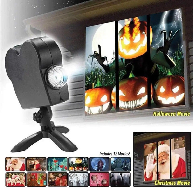 Avelena | PhantomLight | Halloween Projektor – Schaffe Gruselige Stimmung im Zuhause