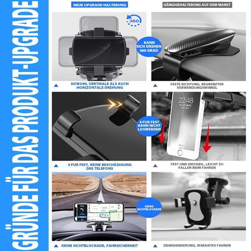 Avelena | 1200 Grad Handyshalterung für Auto