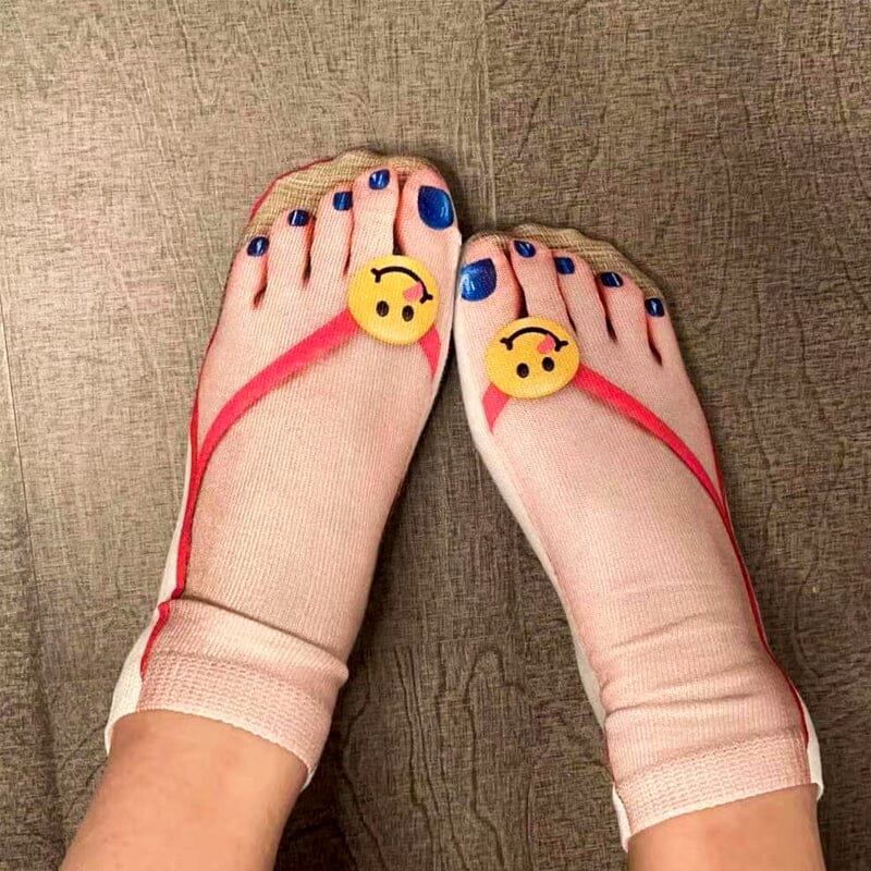 Avelena | Super bequeme Maniküre-Drucksocken