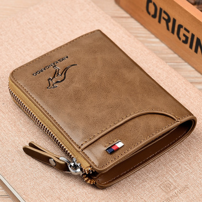 Avelena | WalletPro – Herren Echtes Leder RFID Diebstahlschutz Wallet