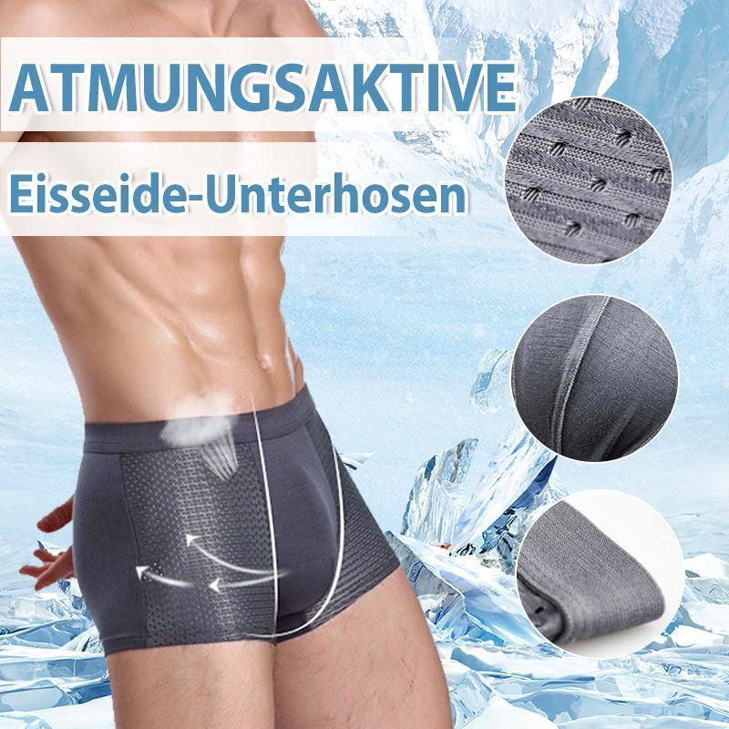 Avelena | Atmungsaktive Eisseide-Unterhosen Herren Wabenlüftungsdesign