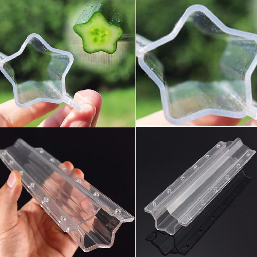 Avelena | Sternform Gemüseform für Gurken – Kreative Formschiene für Obst und Gemüse