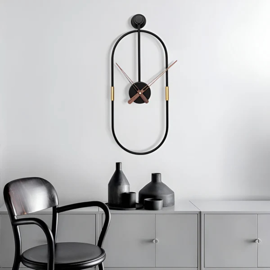 Avelena | Artic | Minimalist Große Wand Uhr – Modernes Dekoratives Zeitmessgerät