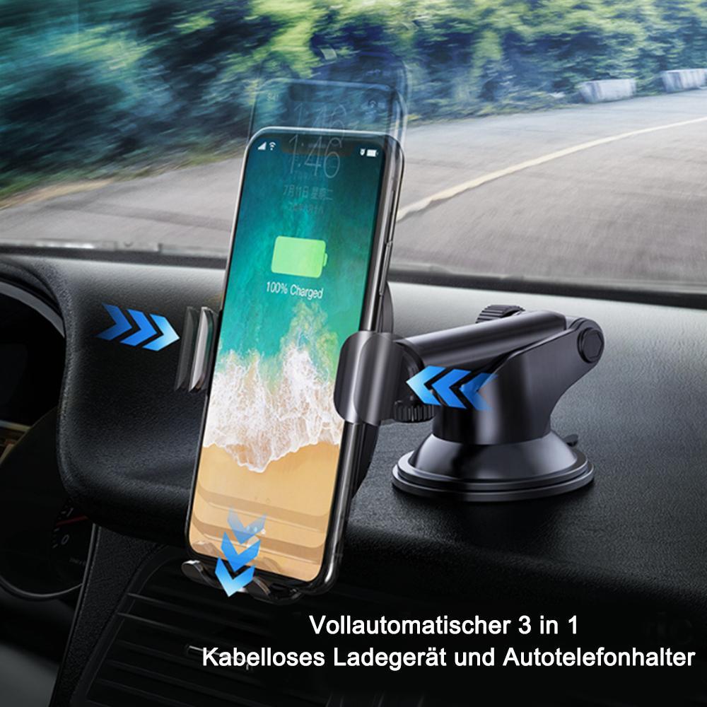 Avelena | 3 in 1 Kabelloses Ladegerät und Autotelefonhalter