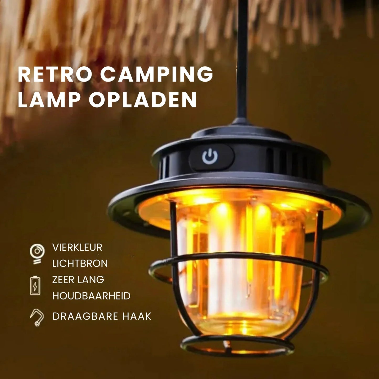 Avelena | Wiederaufladbare LED-Campinglampe