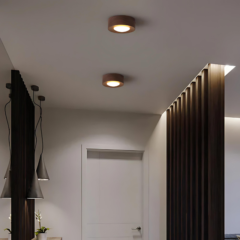 Avelena | UniqueGlow | Nordische Holz-Deckenleuchte
