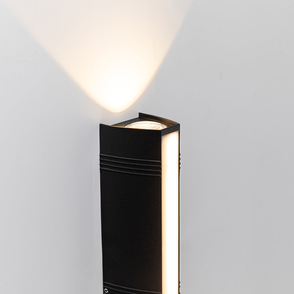 Avelena | Ultra-helle Außen-LED-Wandleuchte – Modernes wasserdichtes Up & Down-Design für Garten, Terrasse und Eingänge
