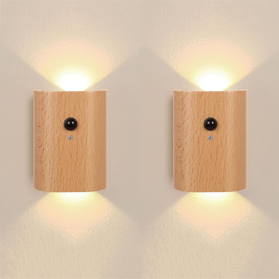 Avelena | Wiederaufladbare LED-Wandleuchte mit Bewegungssensor – Warmweiß