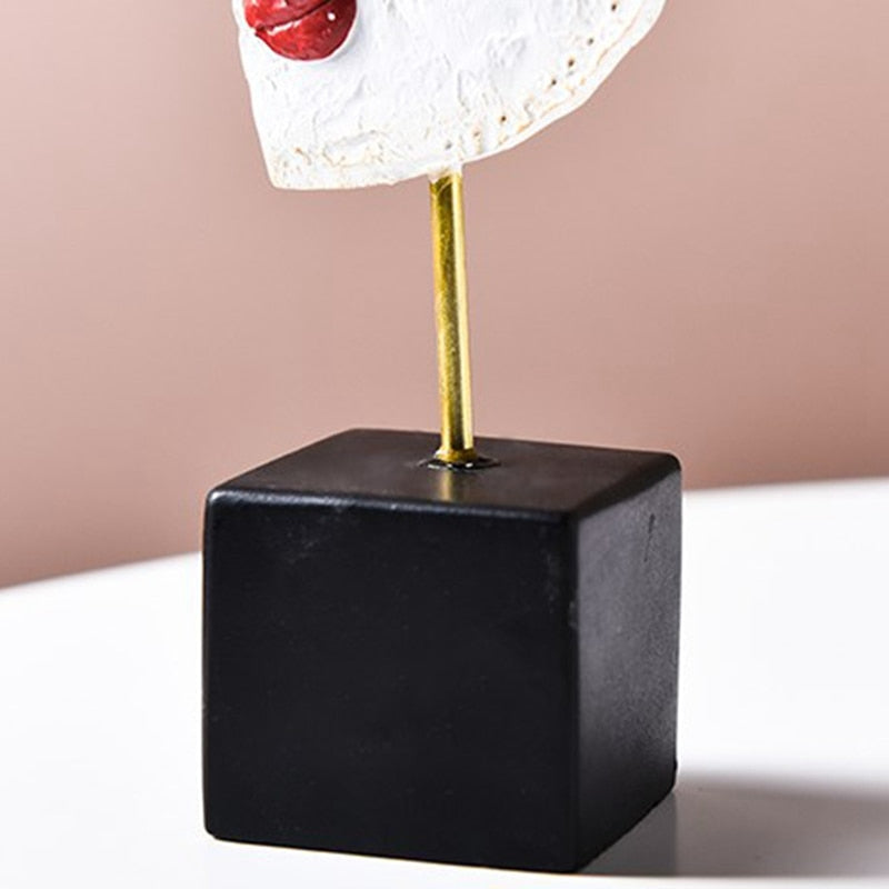 Avelena | Abstract Pop Art Gesicht Home Skulptur