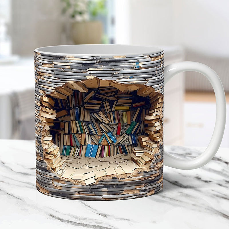 Avelena | 3D Bücherregal Tasse