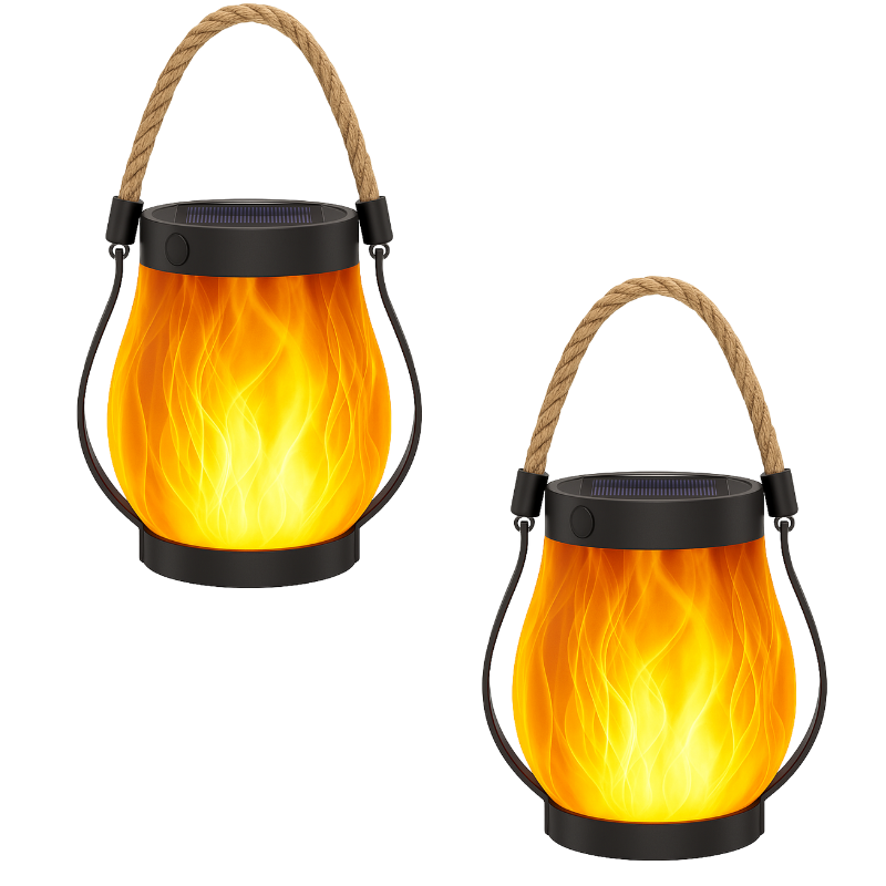 Avelena | Solar-powered outdoor lantern | Realistic flame effect, weatherproof & ideal for cozy evenings on the terrace or balcony