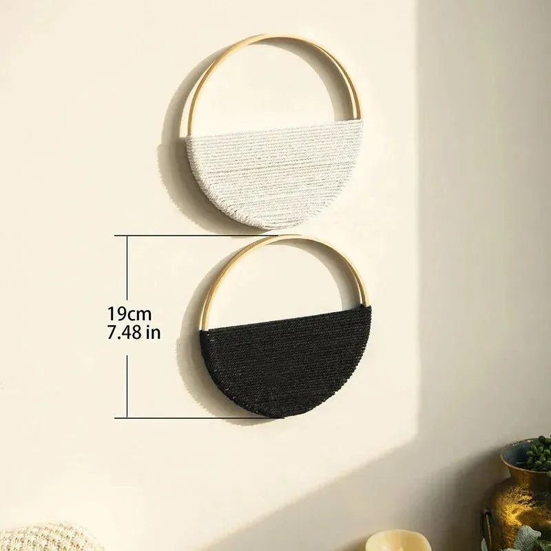 Avelena | Willowloop – Circulares Makrame-Wandsdekor mit symmetrischem Design