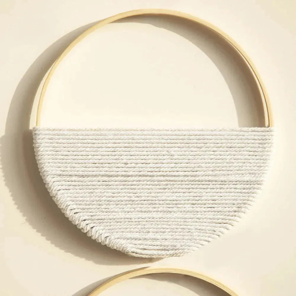 Avelena | Willowloop – Circulares Makrame-Wandsdekor mit symmetrischem Design