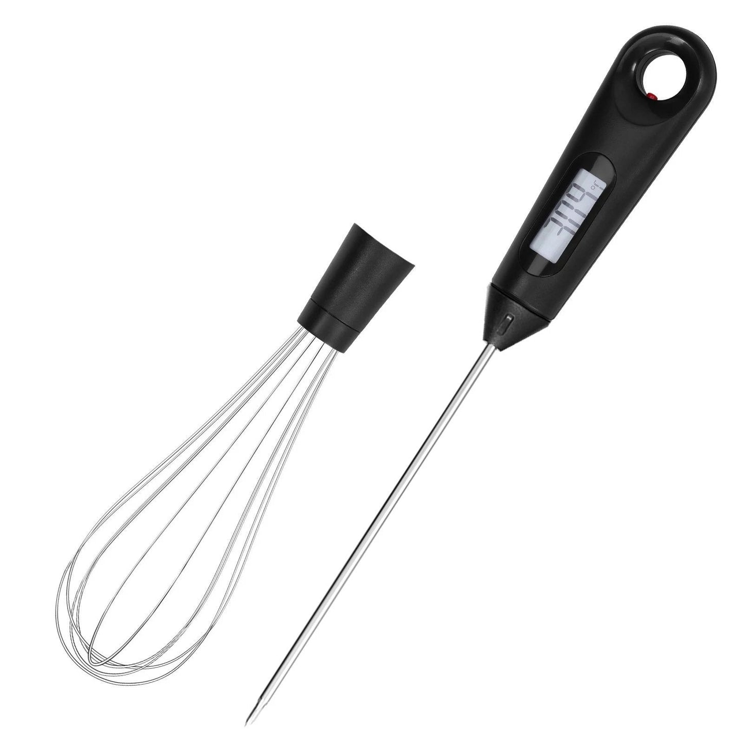 Avelena | 2-in-1 Sofort-Lese Lebensmittelthermometer und Eierbesen