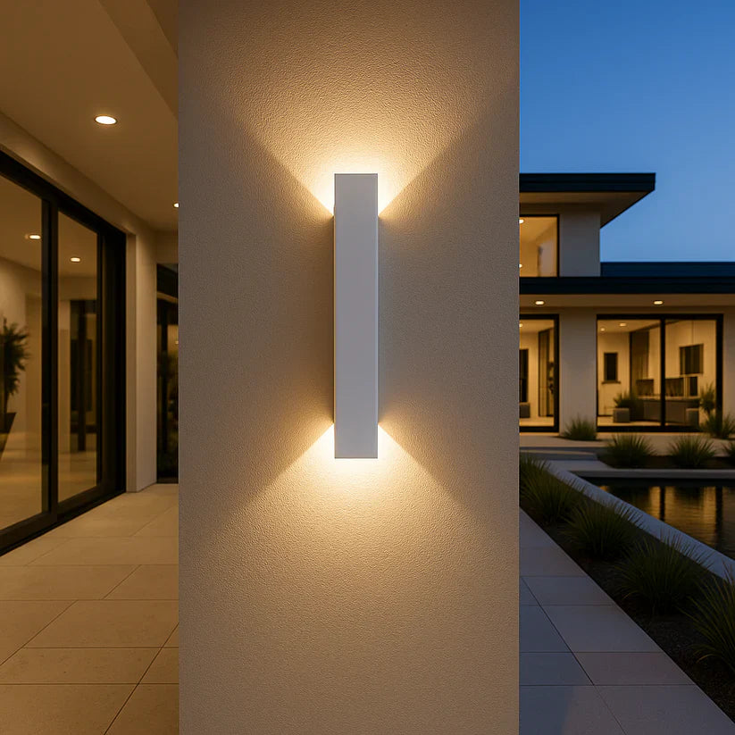 Avelena | Wetterfeste LED-Außenwandlampe | IP65-zertifiziert, energieeffizient & modernes Design für Garten- und Terrassennutzung