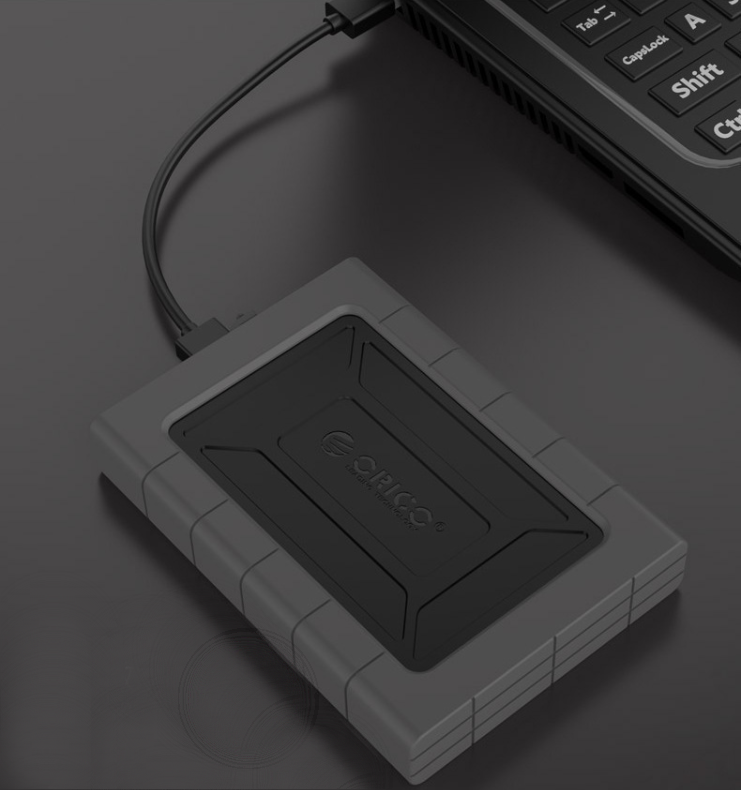 Avelena | Werkzeugfreies 2,5" USB 3.0 externes Festplattengehäuse, Festplattengehäuse mit 5 Gbps Hochgeschwindigkeit, für SSD HDD & unterstützt UASP SATA III