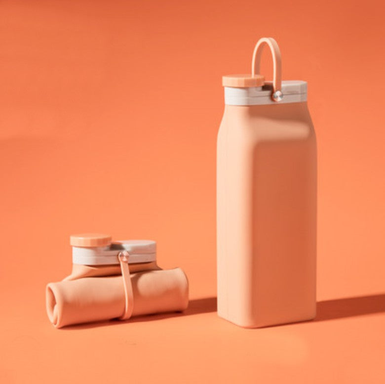 Avelena | Tragbare Silikon-Wasserflasche, mit hitzebeständigem Design, leicht zu reinigen, faltbar, große Kapazität und lebensmittelechtem Silikon, für Reisen, Sport, Camping und mehr