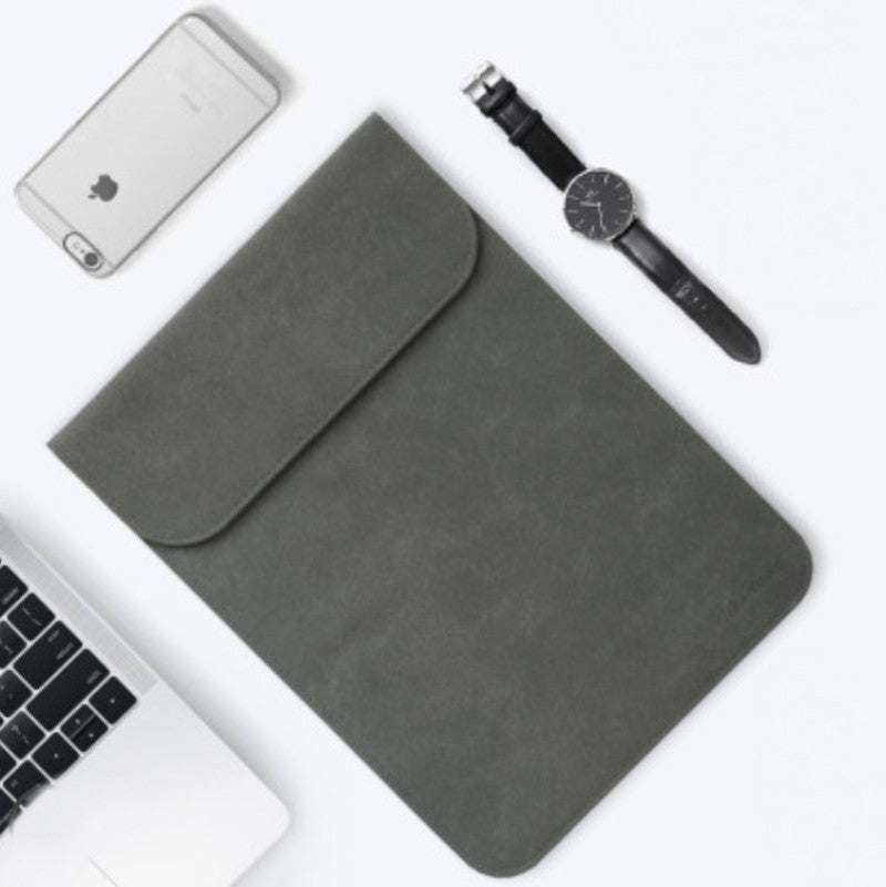 Avelena | Tragbare ultra-dünne Laptop-Hülle, mit schlankem Design, zartem Flausch und unsichtbarem Magnetverschluss