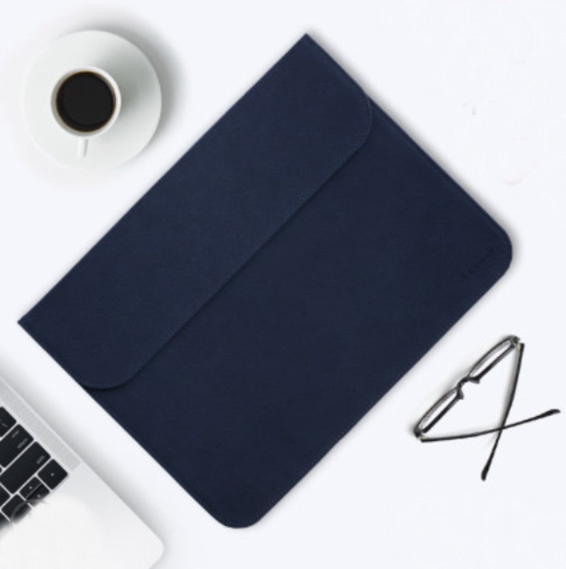 Avelena | Tragbare ultra-dünne Laptop-Hülle, mit schlankem Design, zartem Flausch und unsichtbarem Magnetverschluss