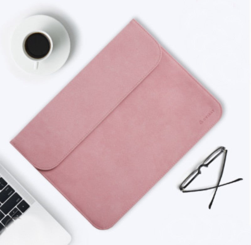 Avelena | Tragbare ultra-dünne Laptop-Hülle, mit schlankem Design, zartem Flausch und unsichtbarem Magnetverschluss