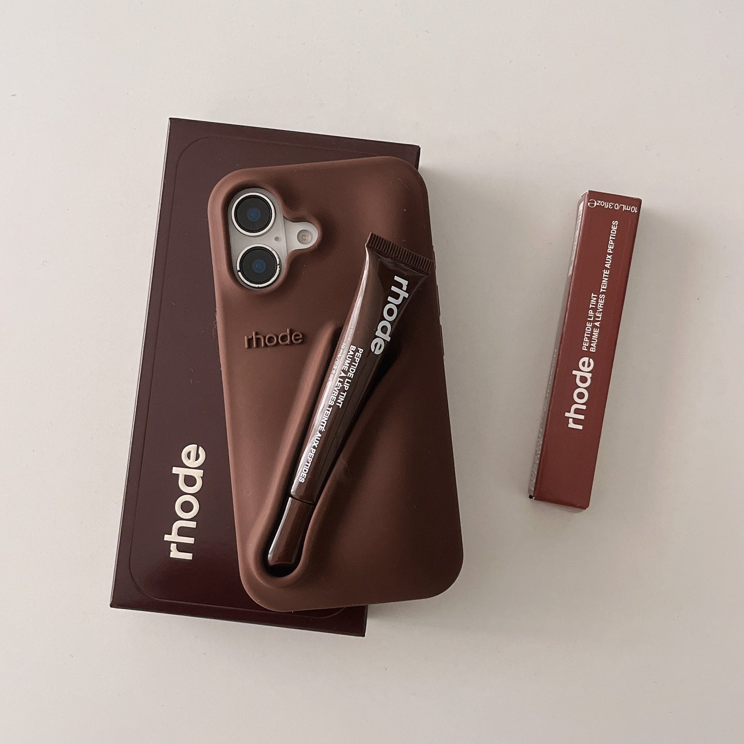 Avelena | 3D Silikon Lippenstift Handyhülle für iPhone