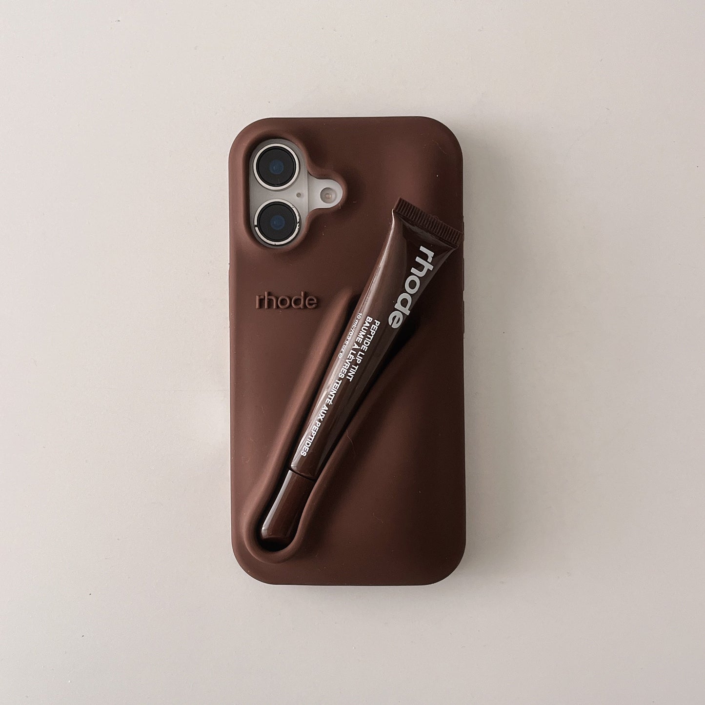 Avelena | 3D Silikon Lippenstift Handyhülle für iPhone