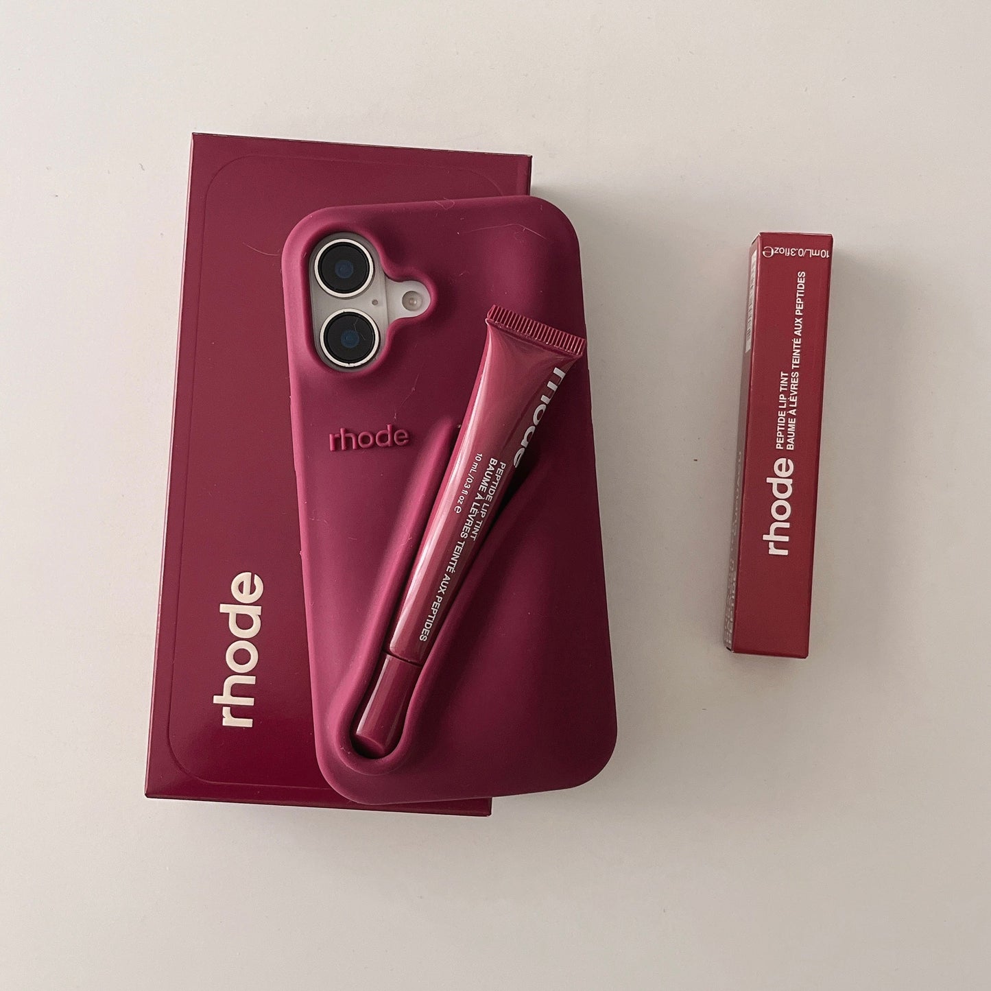 Avelena | 3D Silikon Lippenstift Handyhülle für iPhone