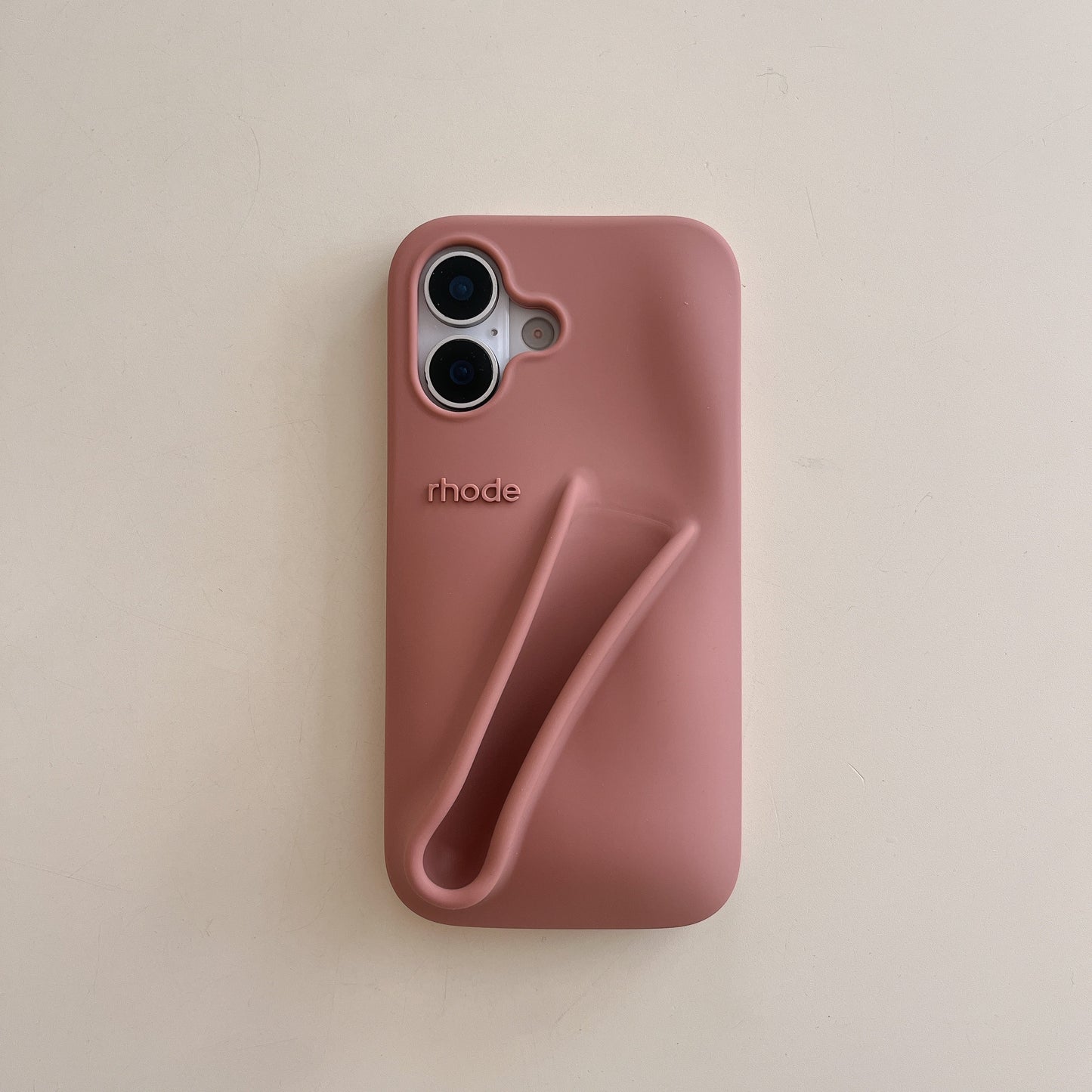 Avelena | 3D Silikon Lippenstift Handyhülle für iPhone