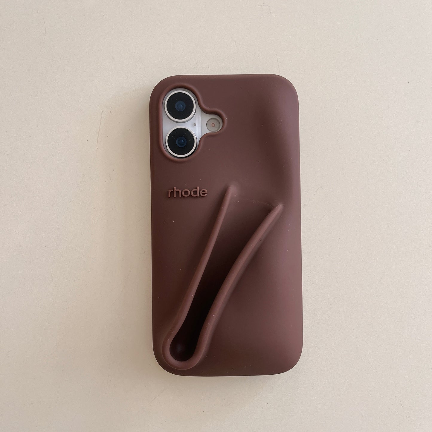 Avelena | 3D Silikon Lippenstift Handyhülle für iPhone