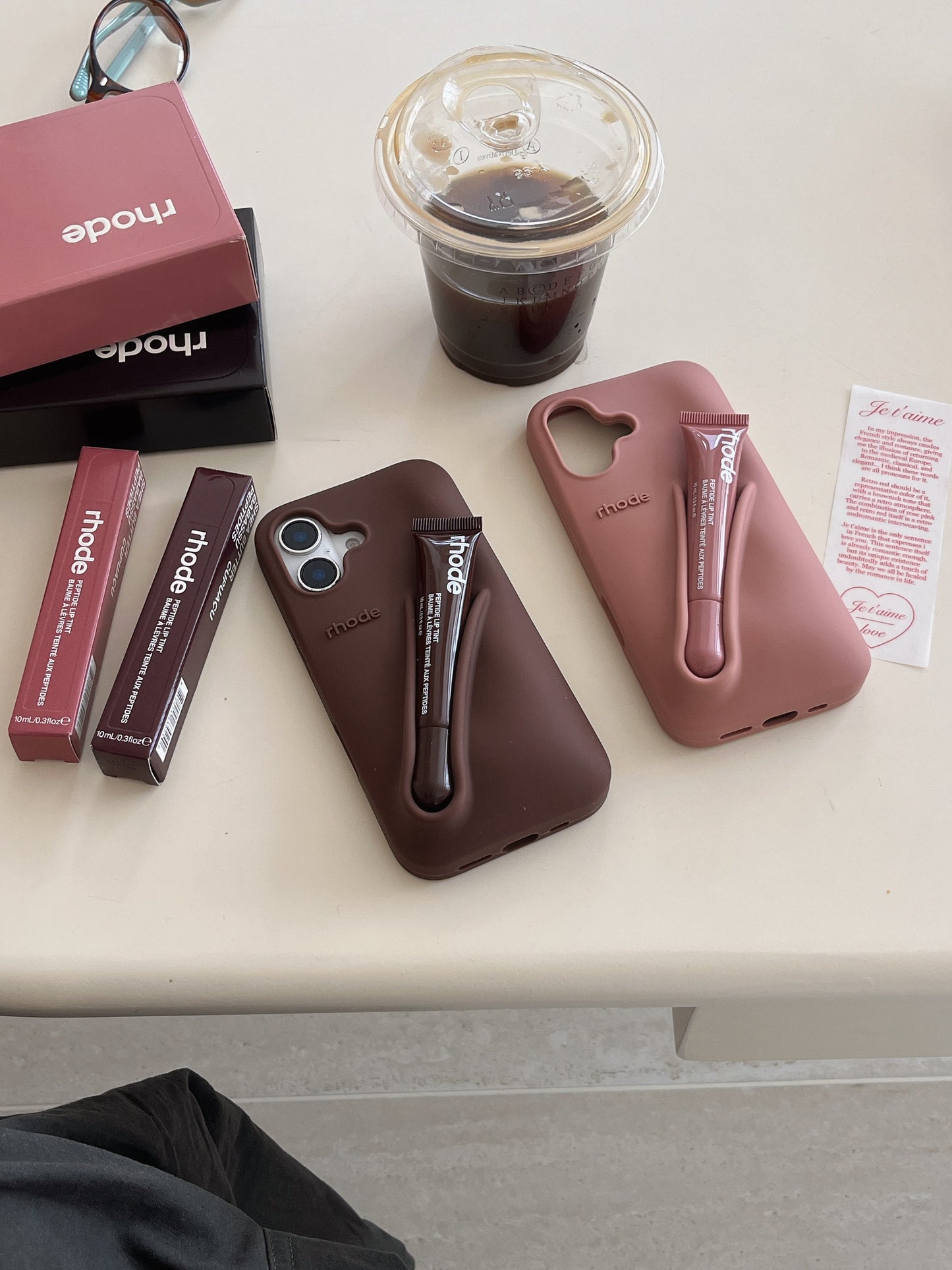 Avelena | 3D Silikon Lippenstift Handyhülle für iPhone