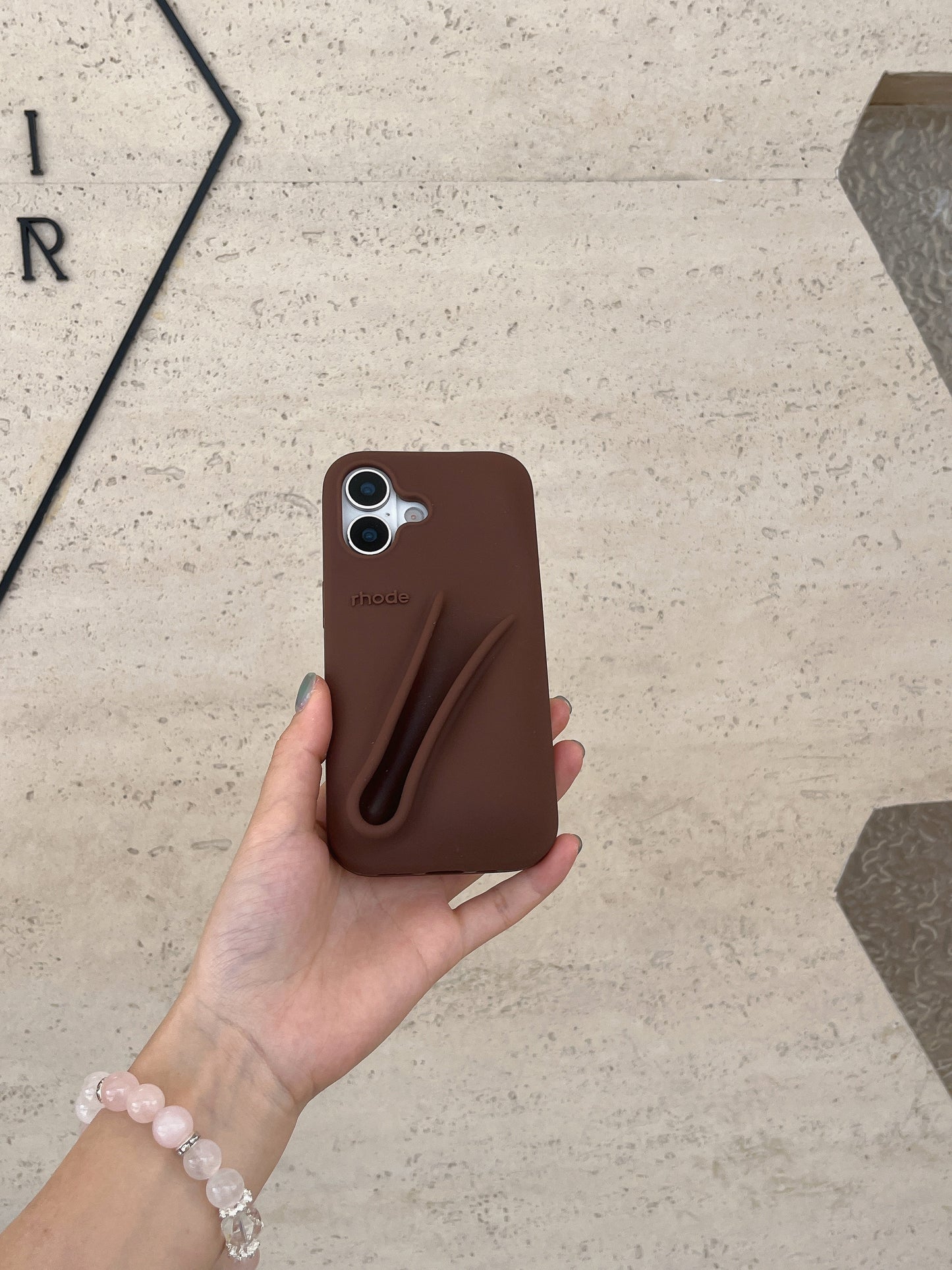 Avelena | 3D Silikon Lippenstift Handyhülle für iPhone