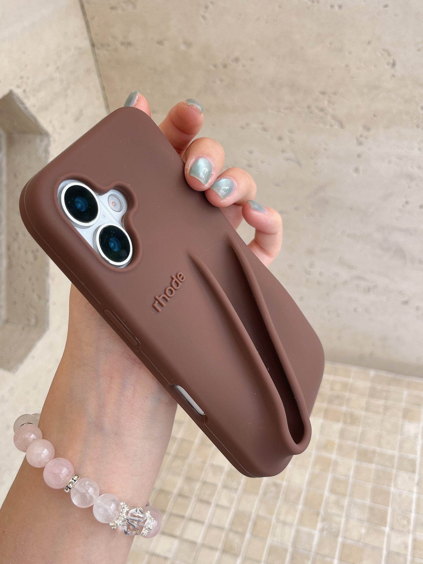 Avelena | 3D Silikon Lippenstift Handyhülle für iPhone