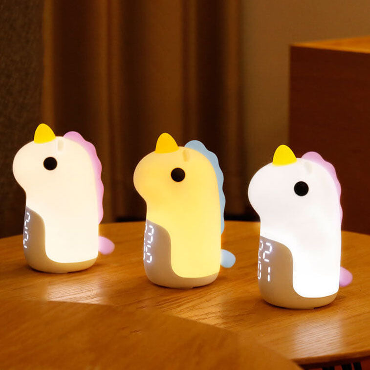 Avelena | Unilora DreamLight Wecker | Einhorn Design | Timer & LED Nachtlicht | Kinderzimmer-Deko