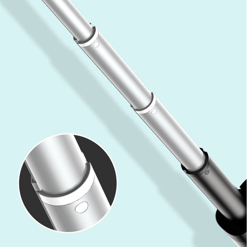 Avelena | Selfie Stick Stativ, mit Licht, abnehmbarem Bluetooth-Fernbedienung & 6 Höhenverstellungen