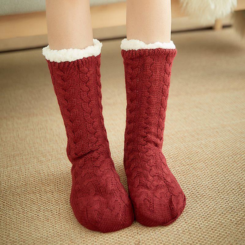 Avelena | Ultra-Plüsch Weiche Rutschfeste Socken, 1 Paar