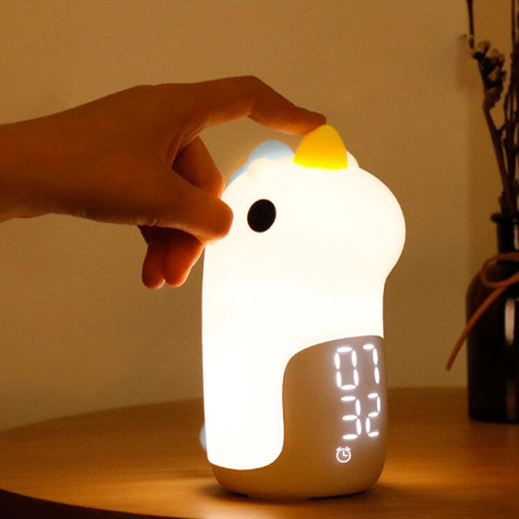 Avelena | Unilora DreamLight Wecker | Einhorn Design | Timer & LED Nachtlicht | Kinderzimmer-Deko