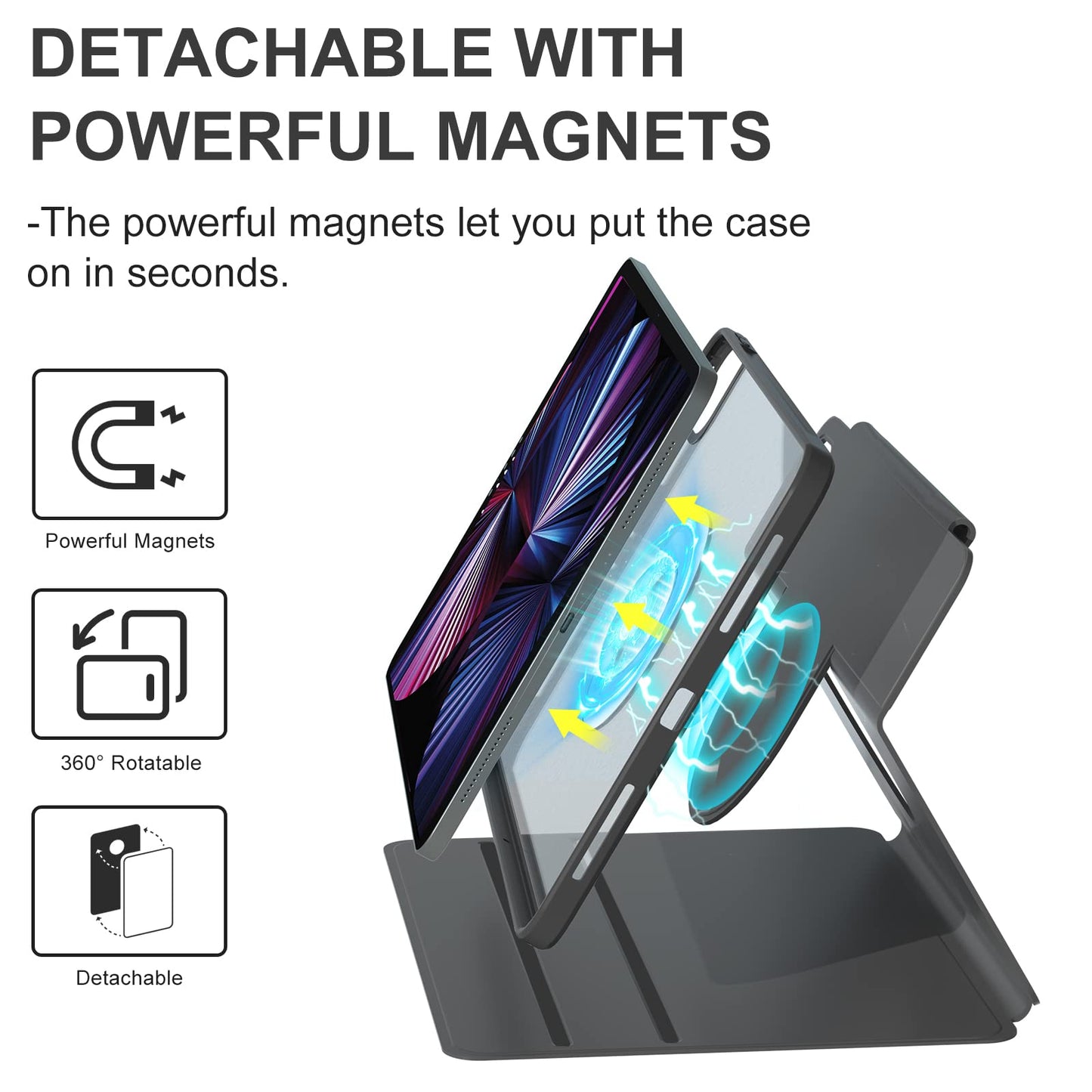 Avelena | 360° drehbare Slide-Tablet-Hülle