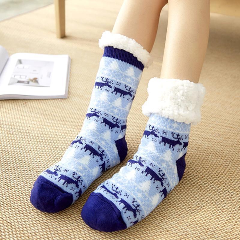 Avelena | Ultra-Plüsch Weiche Rutschfeste Socken, 1 Paar