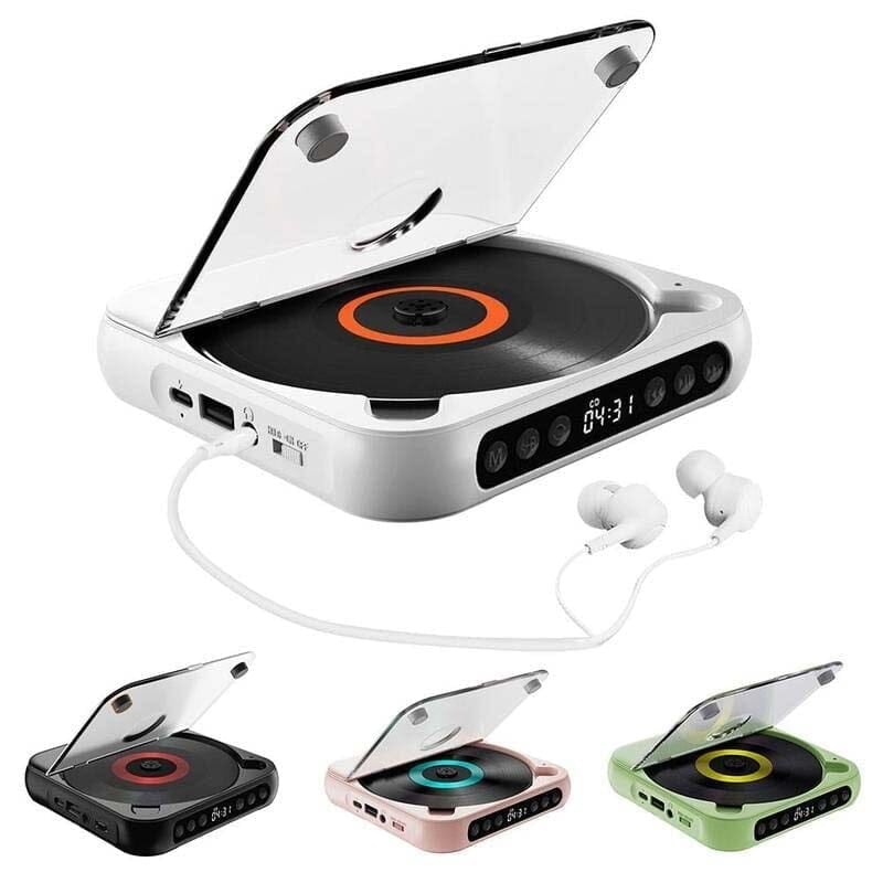 Avelena | Tragbarer Bluetooth-kompatibler CD-Player