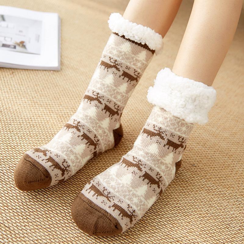 Avelena | Ultra-Plüsch Weiche Rutschfeste Socken, 1 Paar